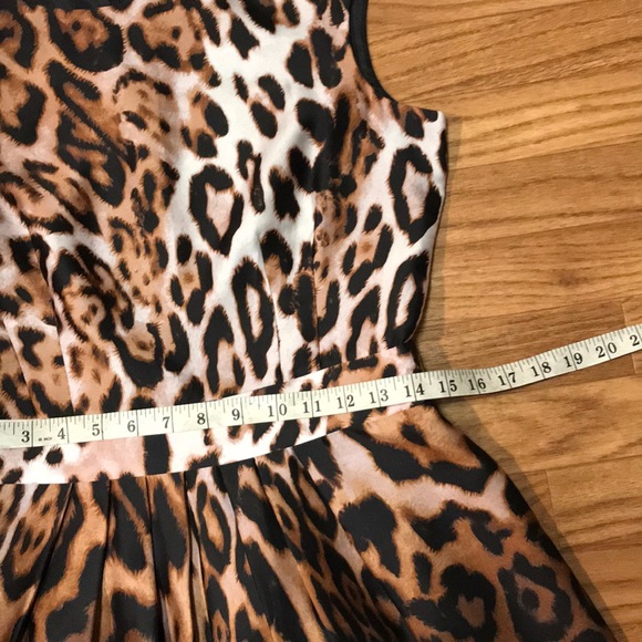 Boston Proper Sleeveless Animal Print Dress - Picture 6 of 8
